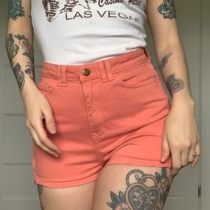Peachy High Waist Shorts 🍑